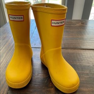 Hunter Rain Boots Toddler size 8.